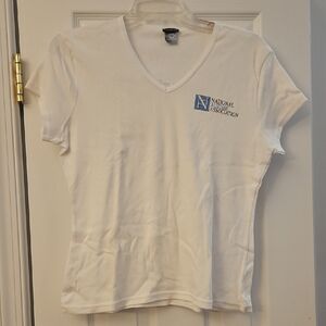 Hanes White Short Sleeve Tee